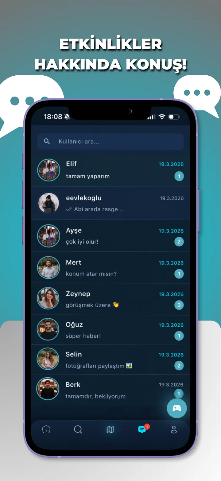 Etkinlikler Hakkında Konuş
