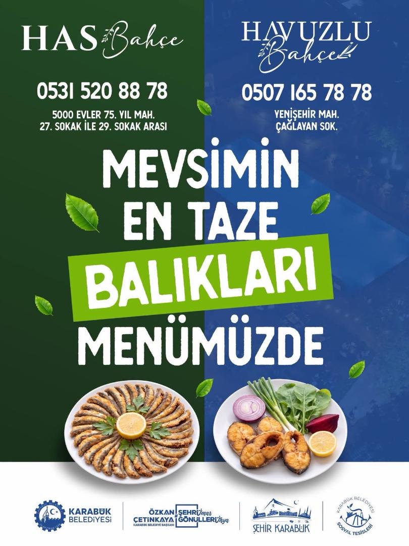 Hafta Sonu Sosyal Tesislerdeyiz 👍🏻
🐟 Taze Balık, Kaliteli Hizmet, Ekonomik Fiyat!
Lezzetli balık çeşitlerimiz, kaliteli hizmet anlayışımız ve uygun fiyatlarımızla her gün sizleri bekliyor. ❤️
📍 Havuzlu Bahçe Sosyal Tesisleri
📍 5000 Evler Has Bahçe Sosyal Tesisleri
Lezzetin adresi belli, herkesi bekliyoruz! 🐟